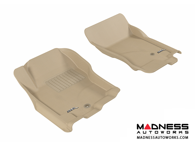 Nissan Xterra Floor Mats (Set of 2) - Front - Tan by 3D MAXpider